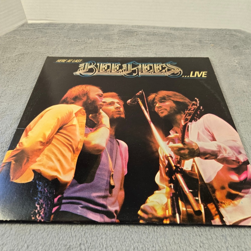 Bee Gees Here at Last Live Double Vinyl LP 1977 RSO Records RS-2-3901 Gatefold
